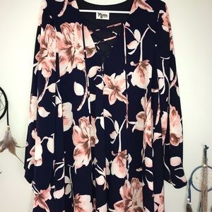 ShowMeYourMuMu Laced-up Long Sleeved Dress